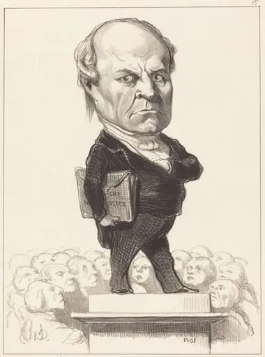 C.H. Odilon Barrot, by Honoré Daumier