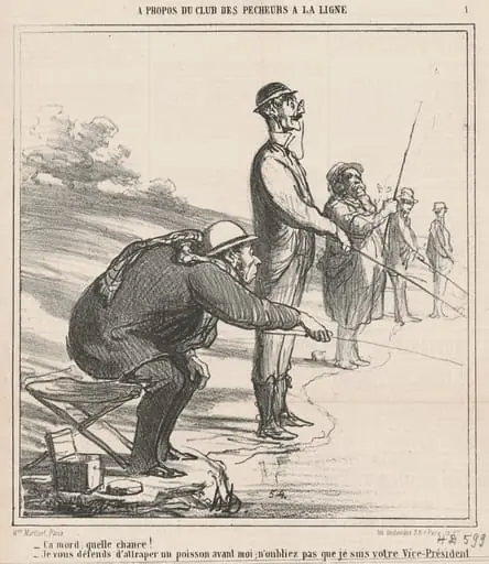 Ca mord, quelle chance! Je vous défends ..., by Honoré Daumier