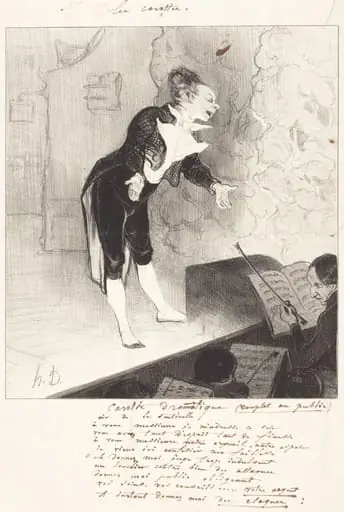 Carotte dramatique, by Honoré Daumier
