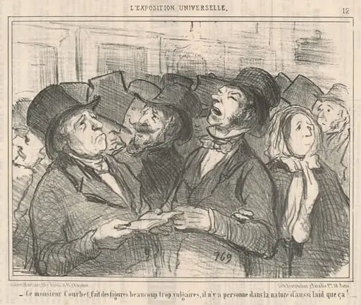 Ce monsieur Courbet..., by Honoré Daumier