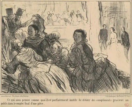 Ce qui nous prouve comme quoi il est ... inutile ..., by Honoré Daumier