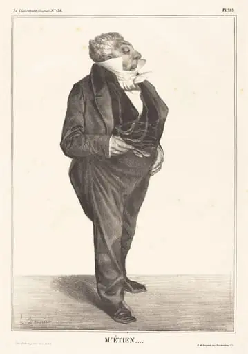 Charles Guillaume Étienne, by Honoré Daumier