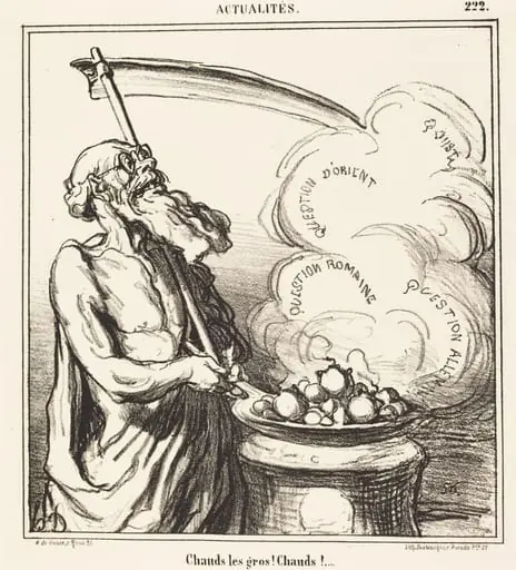 Chauds les gros! chauds!..., by Honoré Daumier