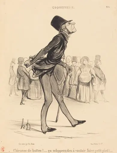 Chiennes de bottes!..., by Honoré Daumier