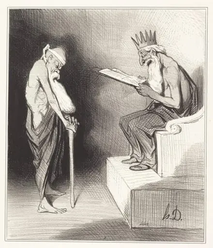 Clémence de Minos, by Honoré Daumier