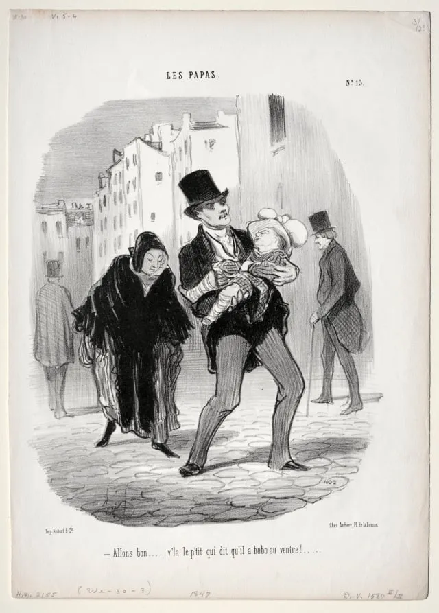 Come along, dear..., by Honoré Daumier, 1847