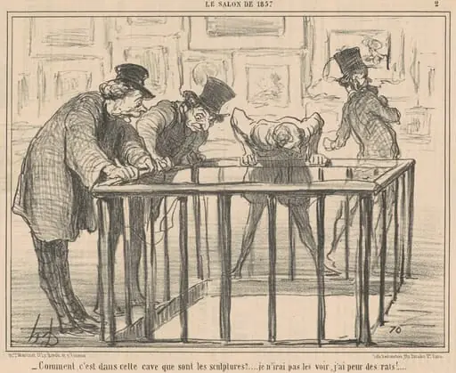 Comment, c'est dans cette cave que ..., by Honoré Daumier