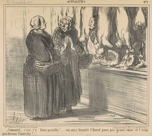 Comment ... c'est-t'y dieu possible! ..., by Honoré Daumier