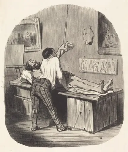 Comment, Saint-Gervais a pris cette..., by Honoré Daumier
