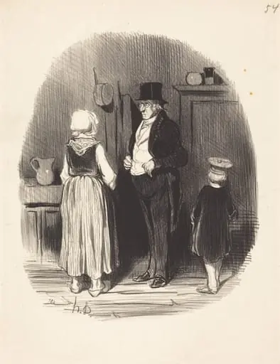 Comment!... tous mes moutons sont morts..., by Honoré Daumier