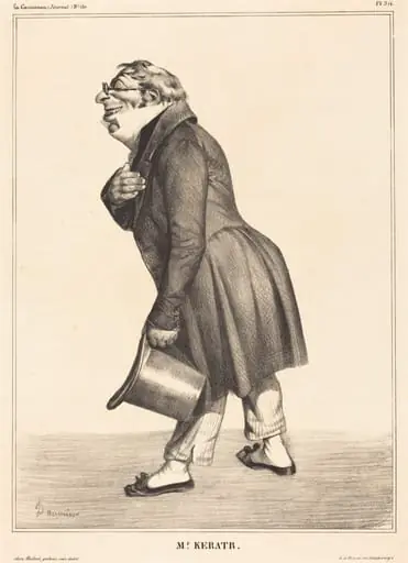 Comte de Kératry, by Honoré Daumier