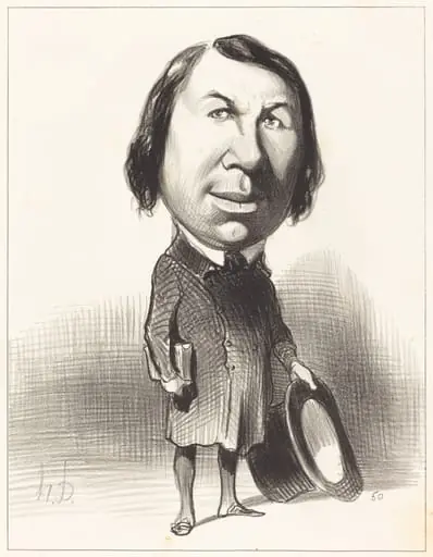 Comte de Montalembert, by Honoré Daumier