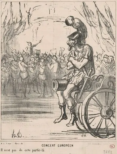 Concert européen, by Honoré Daumier