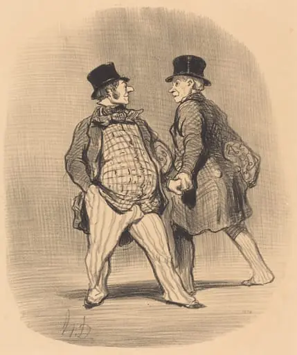 Confrère, méfiez-vous du petit baron..., by Honoré Daumier