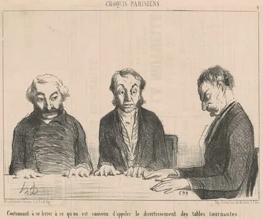 Continuant ... Le divertissement des tables tournantes ..., by Honoré Daumier