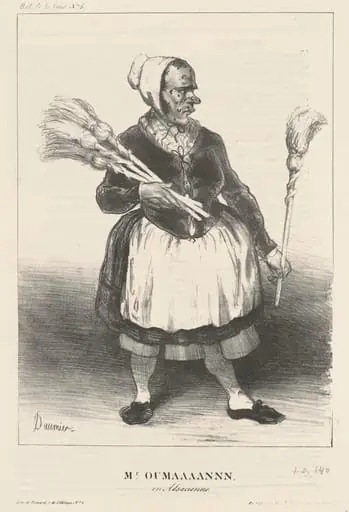Coulman en Alsacienne, by Honoré Daumier