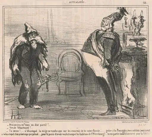 D'ou arrives-tu?, by Honoré Daumier