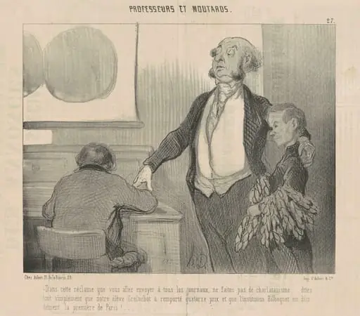 Dans cette réclame que vous allez envoyer ..., by Honoré Daumier