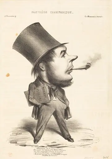 Daumier fut le peintre ordinaire..., by Honoré Daumier