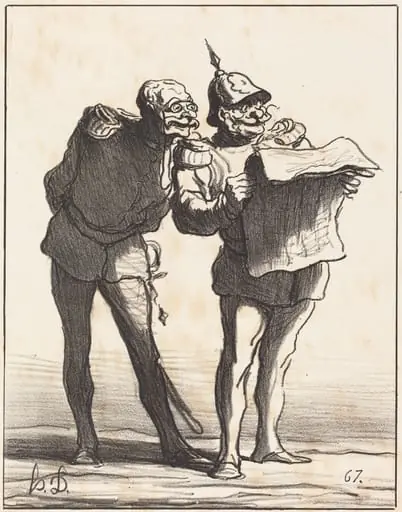 Décidément on ne peut pas..., by Honoré Daumier