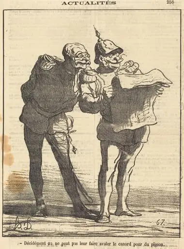 Décidément on ne peut pas..., by Honoré Daumier