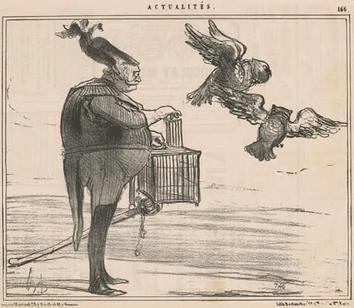 Deux Grands-Ducs Lachés ... sur Sébastopol, by Honoré Daumier