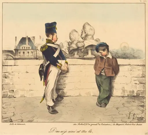 Dieu ai-je aimé cet être la, by Honoré Daumier
