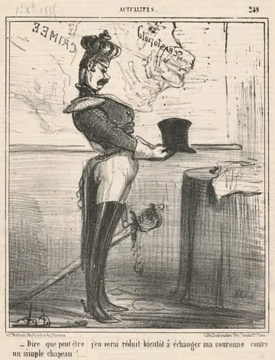 Dire que peut-être j'en serai réduit ..., by Honoré Daumier