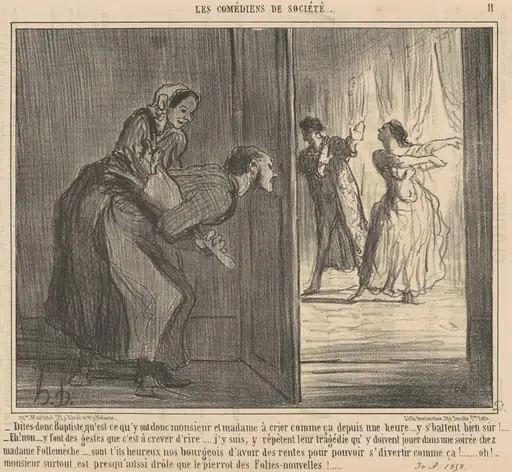 Dites-donc Baptiste ..., by Honoré Daumier
