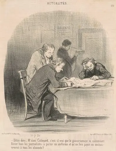 Dites donc, M'sieu Colimard ..., by Honoré Daumier