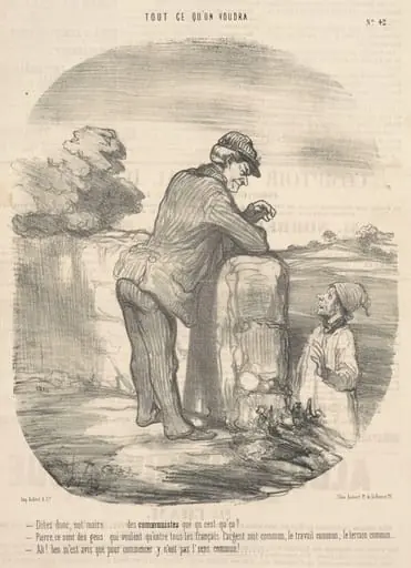 Dites donc, not'maire ... des communistes qué qu'c'est ça?, by Honoré Daumier