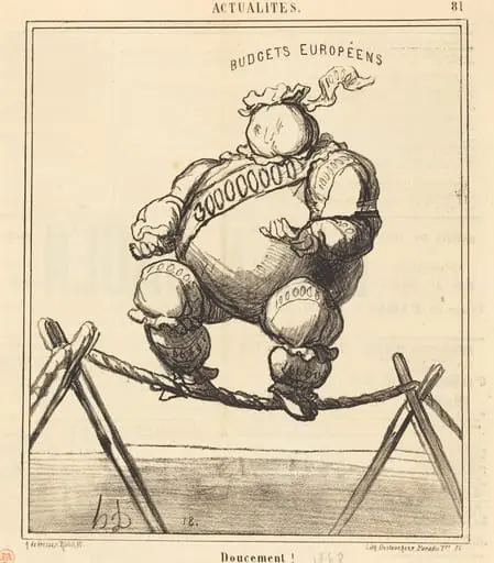 Doucement!, by Honoré Daumier