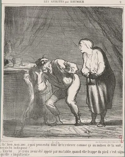 Eh! Bien ... mon ami, a quoi penses-tu? ..., by Honoré Daumier