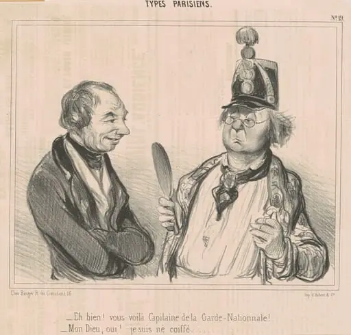 Eh bien! Vous voila capitaine de la garde nationale, by Honoré Daumier