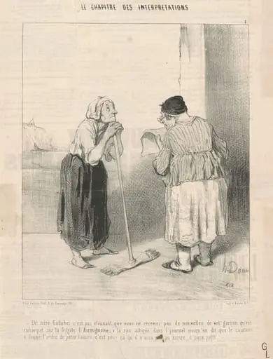 Eh! Mère Godichet c'est pas étonnant ..., by Honoré Daumier