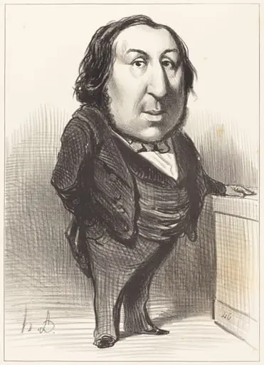 Emmanuel Arago, by Honoré Daumier