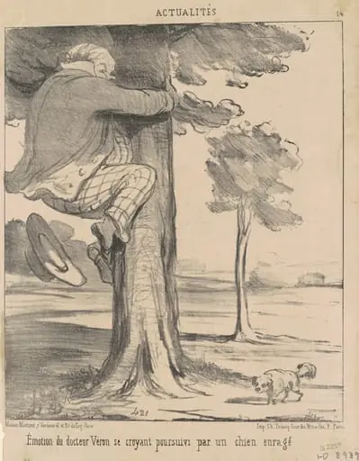 Emotion du docteur Véron ..., by Honoré Daumier