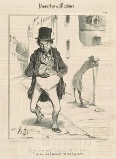 En voila un de jobard! ..., by Honoré Daumier
