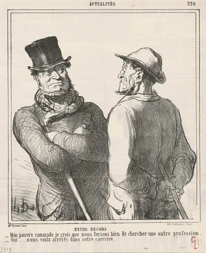 Entre recors, by Honoré Daumier