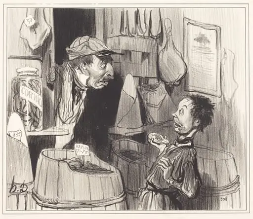 Épicier citoyen, guerrier pur et sans tache..., by Honoré Daumier