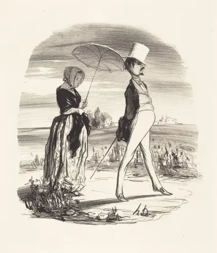 Et on appelle ça descendre le fleuve de la vie..., by Honoré Daumier