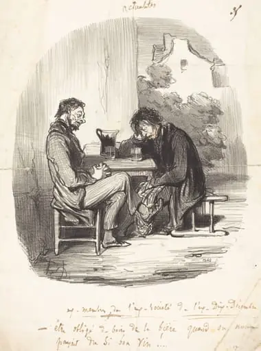 Ex-membres de l'ex-société de l'ex-Dix-décembre, by Honoré Daumier
