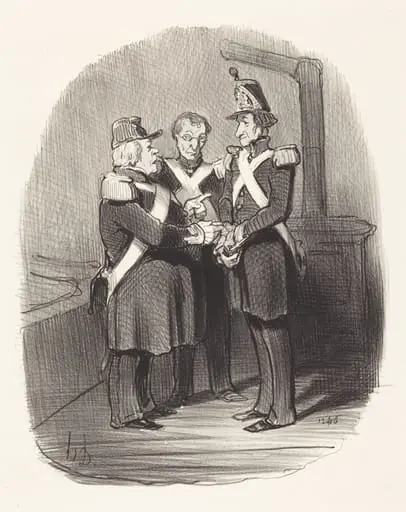 Expliquez-moi donc, monsieur Badoulard..., by Honoré Daumier
