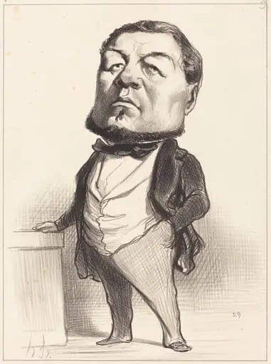 F.J. Ducoux, by Honoré Daumier