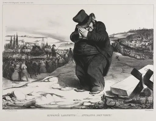 Failed Lafayette! It Serves You Right, My Old Friend!, by Honoré Daumier
