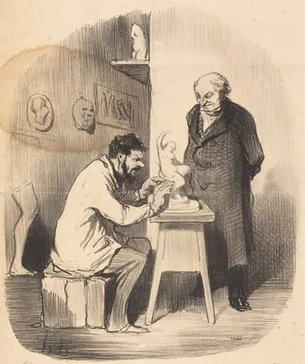 Faudra que je vous fasse faire un jour..., by Honoré Daumier