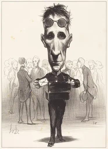 Félix Saint-Priest, by Honoré Daumier