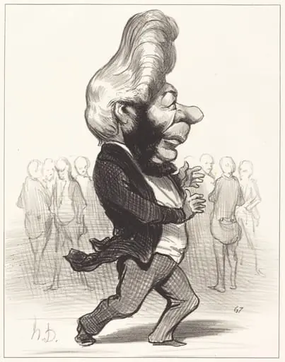 Ferdinand Favre, by Honoré Daumier