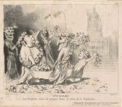 Fête du 4 Mai, by Honoré Daumier