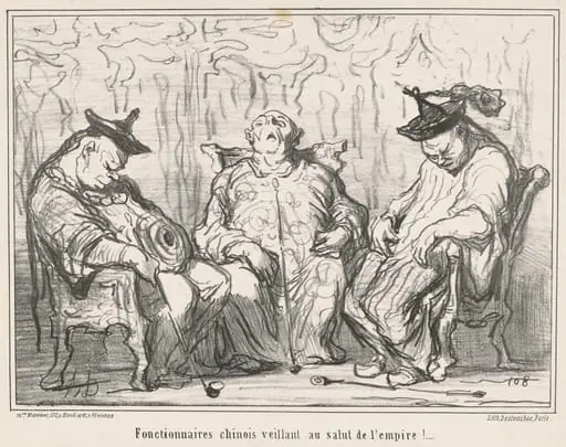 Fonctionnaires ... veillant au salut de l'empire! ..., by Honoré Daumier